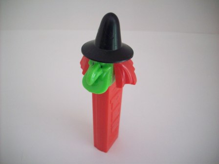 Pez Dispenser - Witch with Red Hair (no feet)